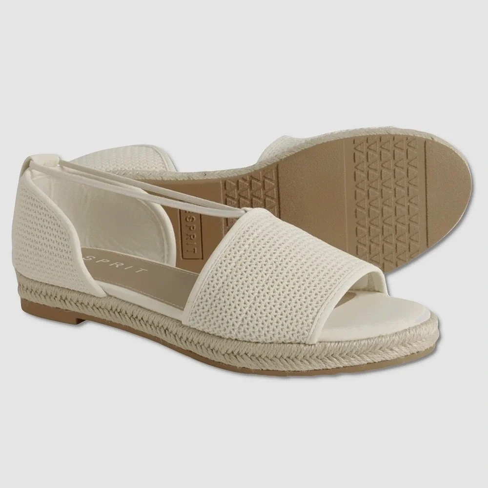 Womens Esprit ada Espadrilles Shoes - NWT Size 9.5 Natural / Tan - #45422-TOP3